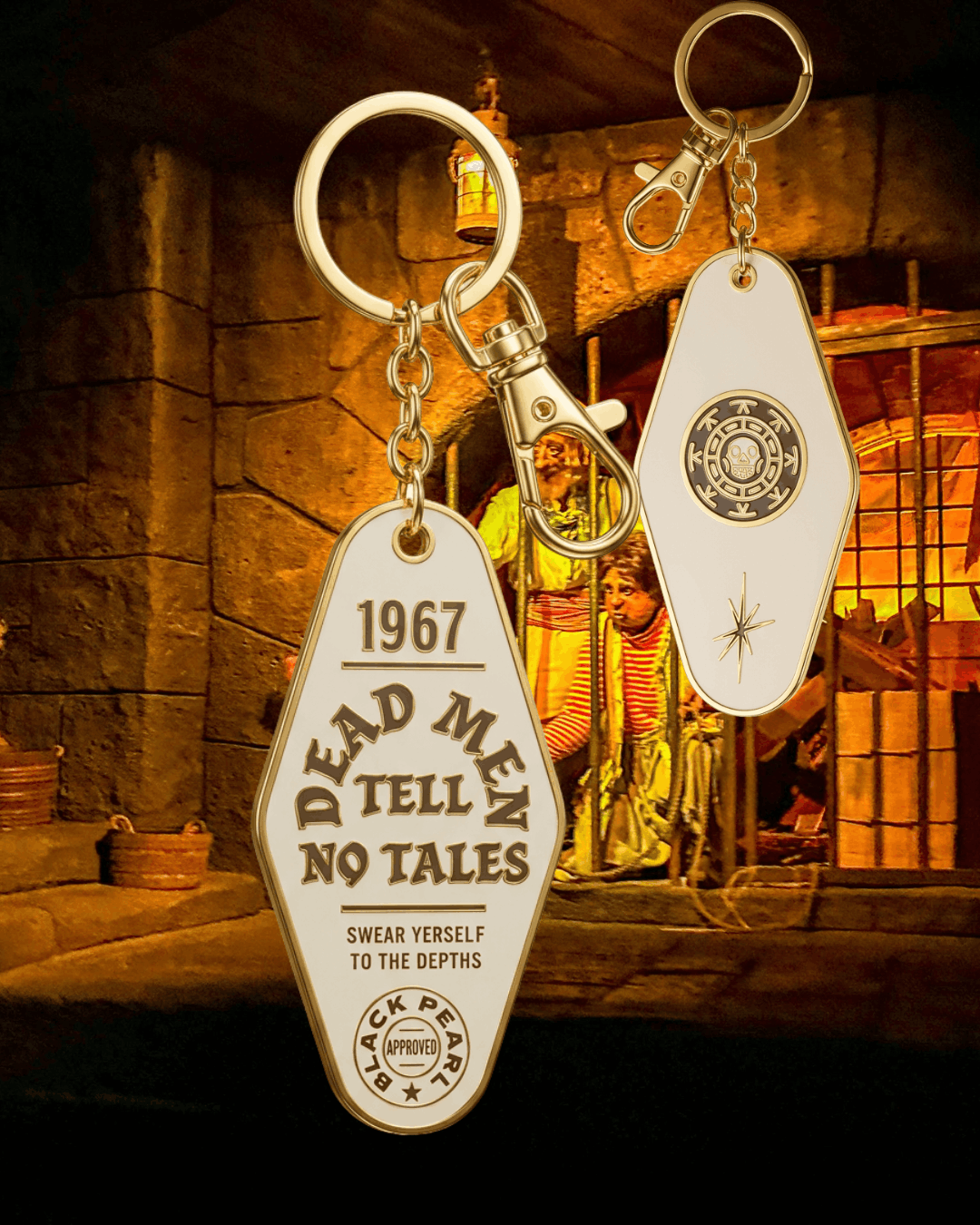 Dead Men Bag Charm