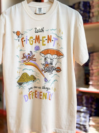 The One Little Spark tee, a Figment Disney-Inspired tshirt worn at Epcot in Disney World