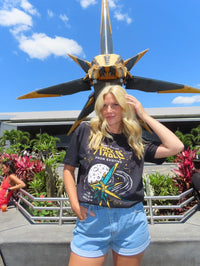 The Cosmic tee, a Cosmic Rewind Guardians Of The Galaxy Disney-Inspired tshirt worn at Epcot in Disney World