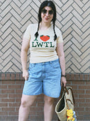 I ❤️ LWTL Cropped Baby Tee Available 6/16 7pm est