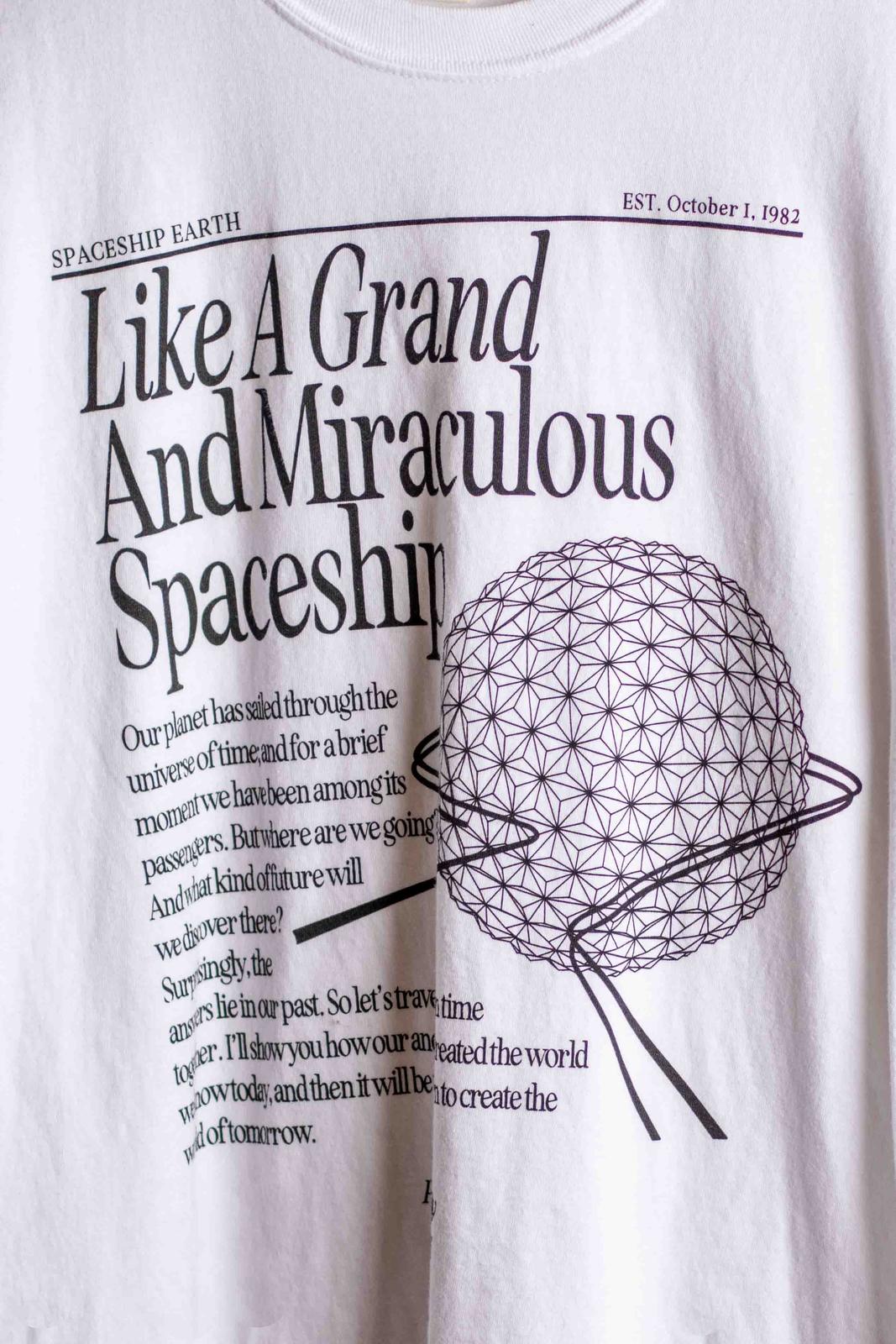 The Building Your Future tee, a Spaceship Earth Disney-Inspired tshirt worn at Epcot in Disney World