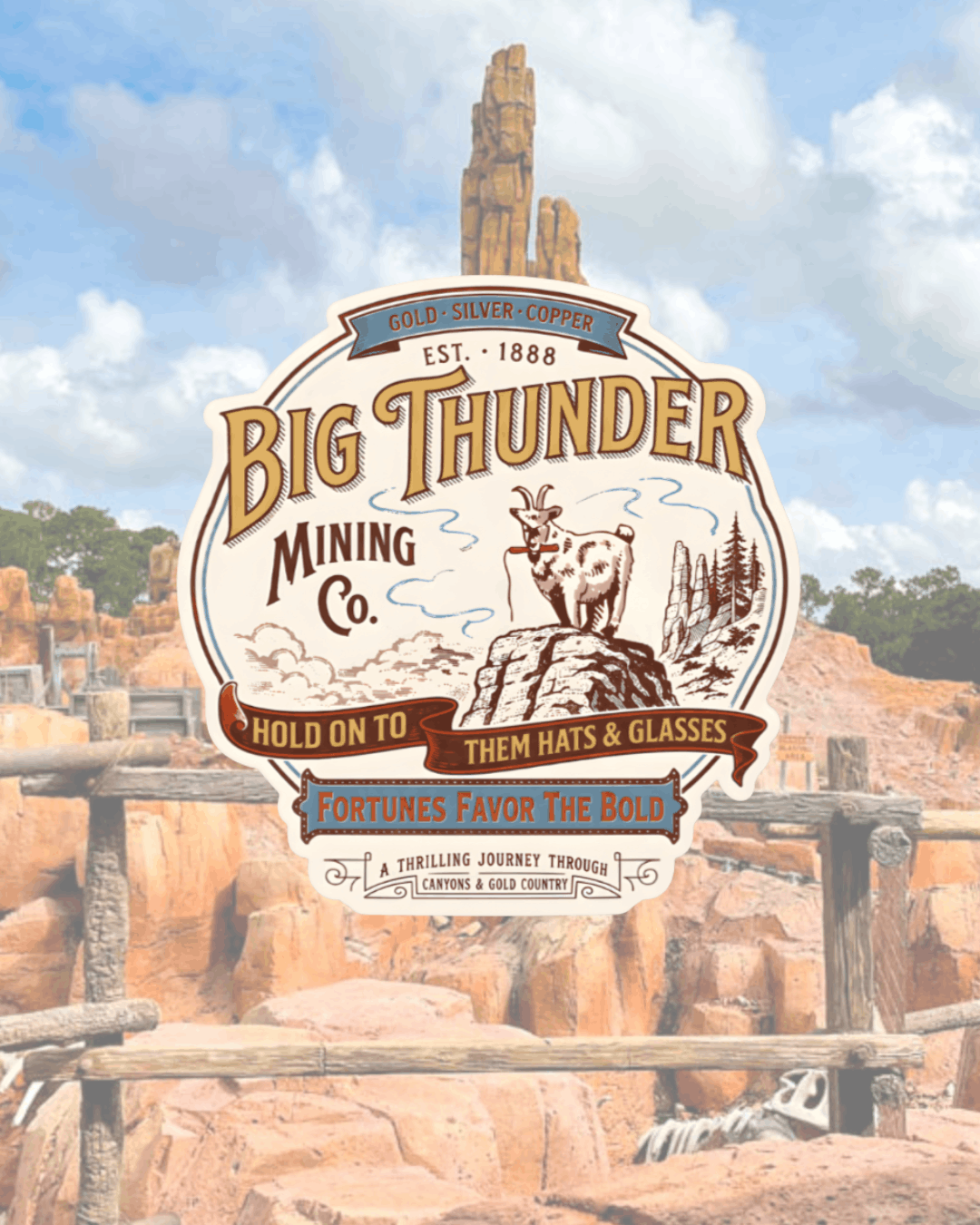 Big Thunder Sticker